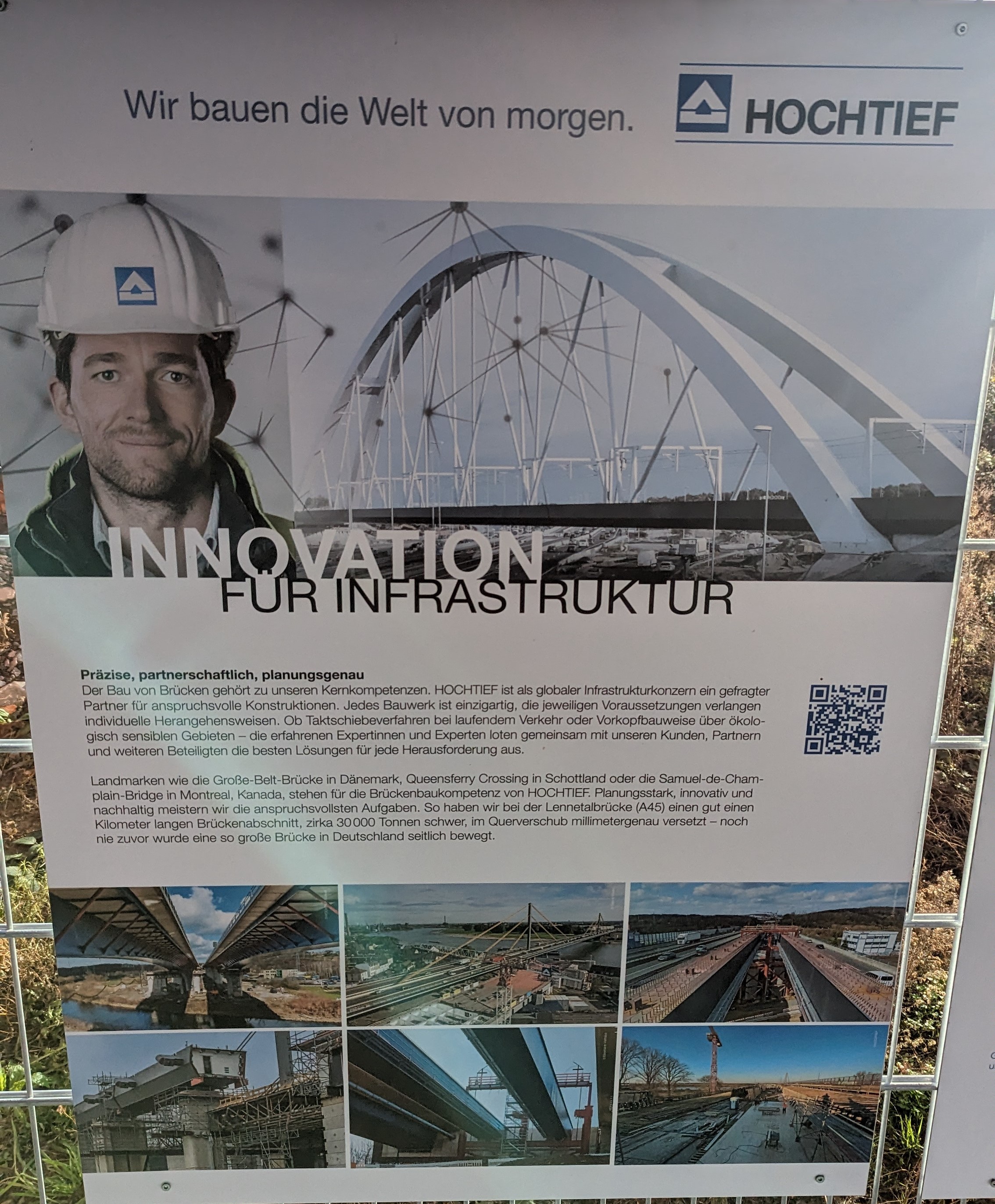 Hochtief - Erklärung Rheinbrücke A1